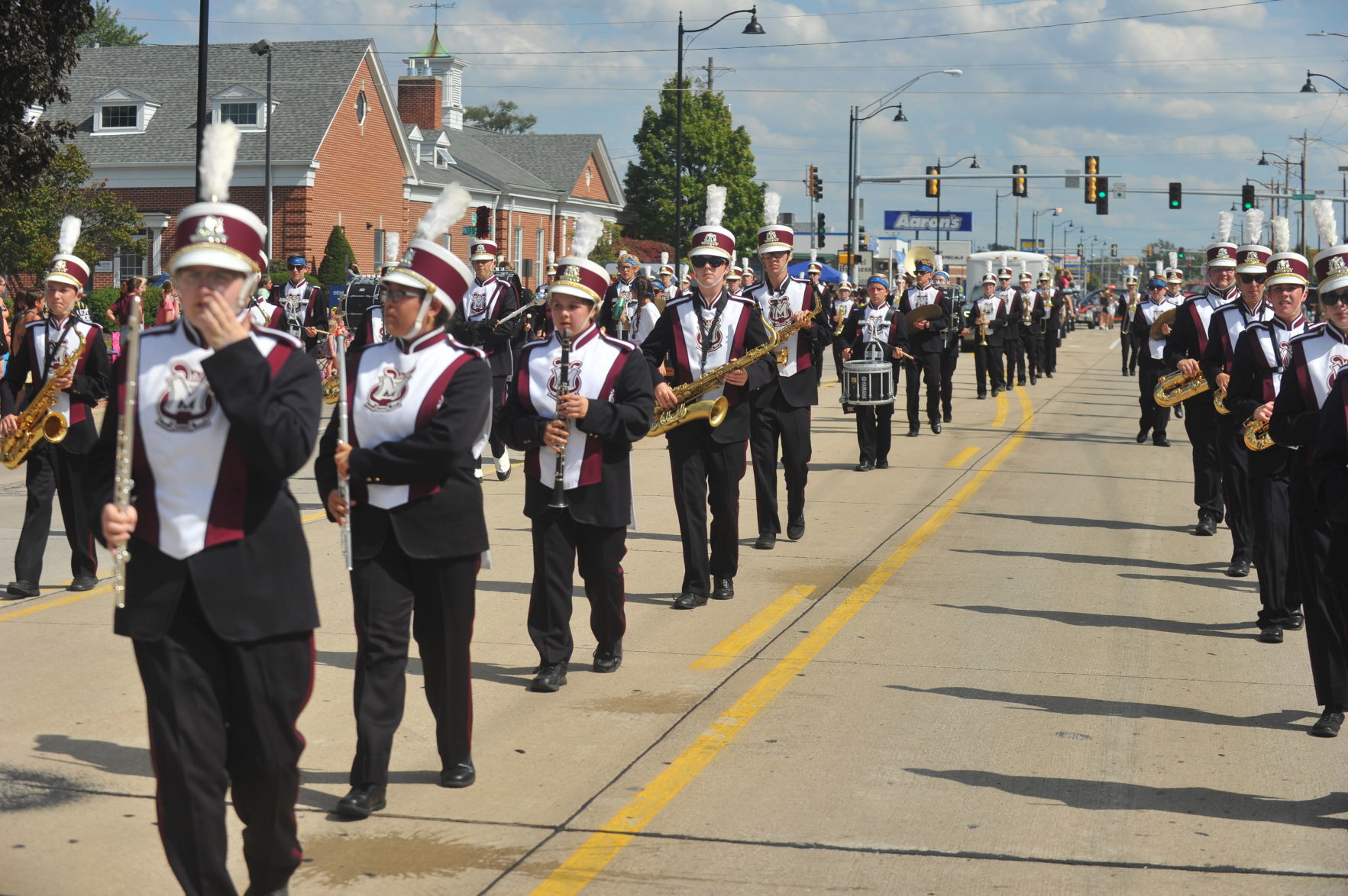 Moline High School Homecoming parade
